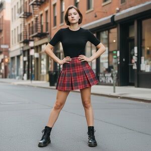CLASSIC PREP Sally Skirt‎ Tartan Plaid Size 14
Old Money Preppy Academia Punk